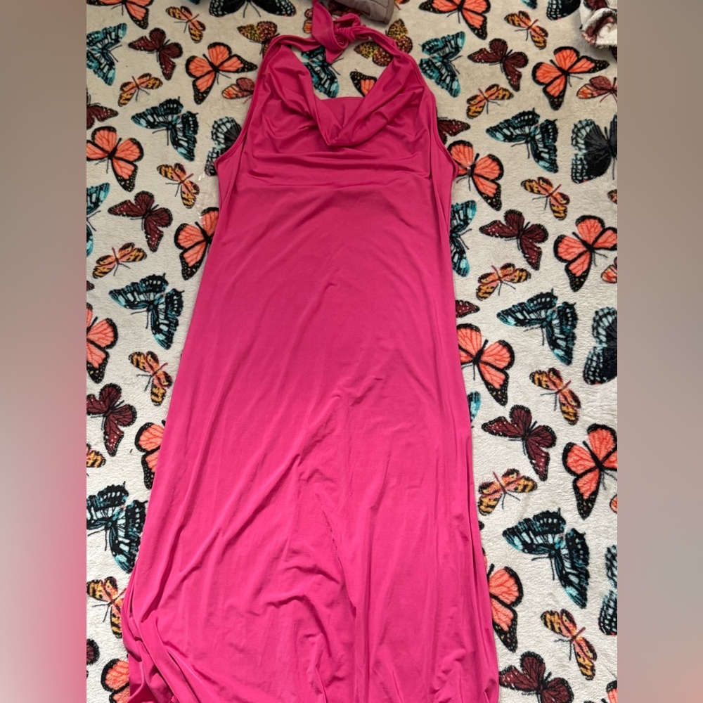 NWT Pink Scoop Next Halter Dress